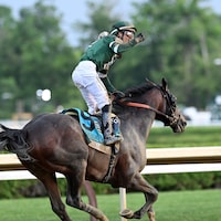 Golden Tempo wins the Belmont (G1) at Saratoga.