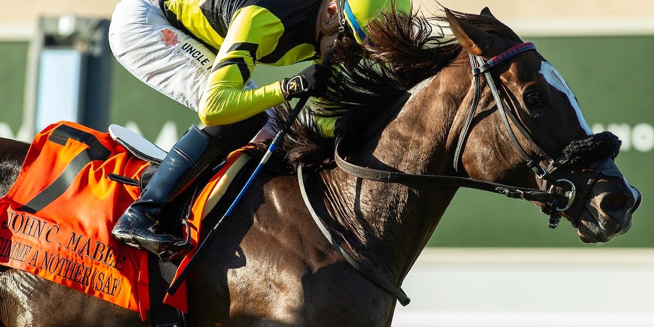 Gimmie A Nother wins the John C. Mabee Stakes at Del Mar.