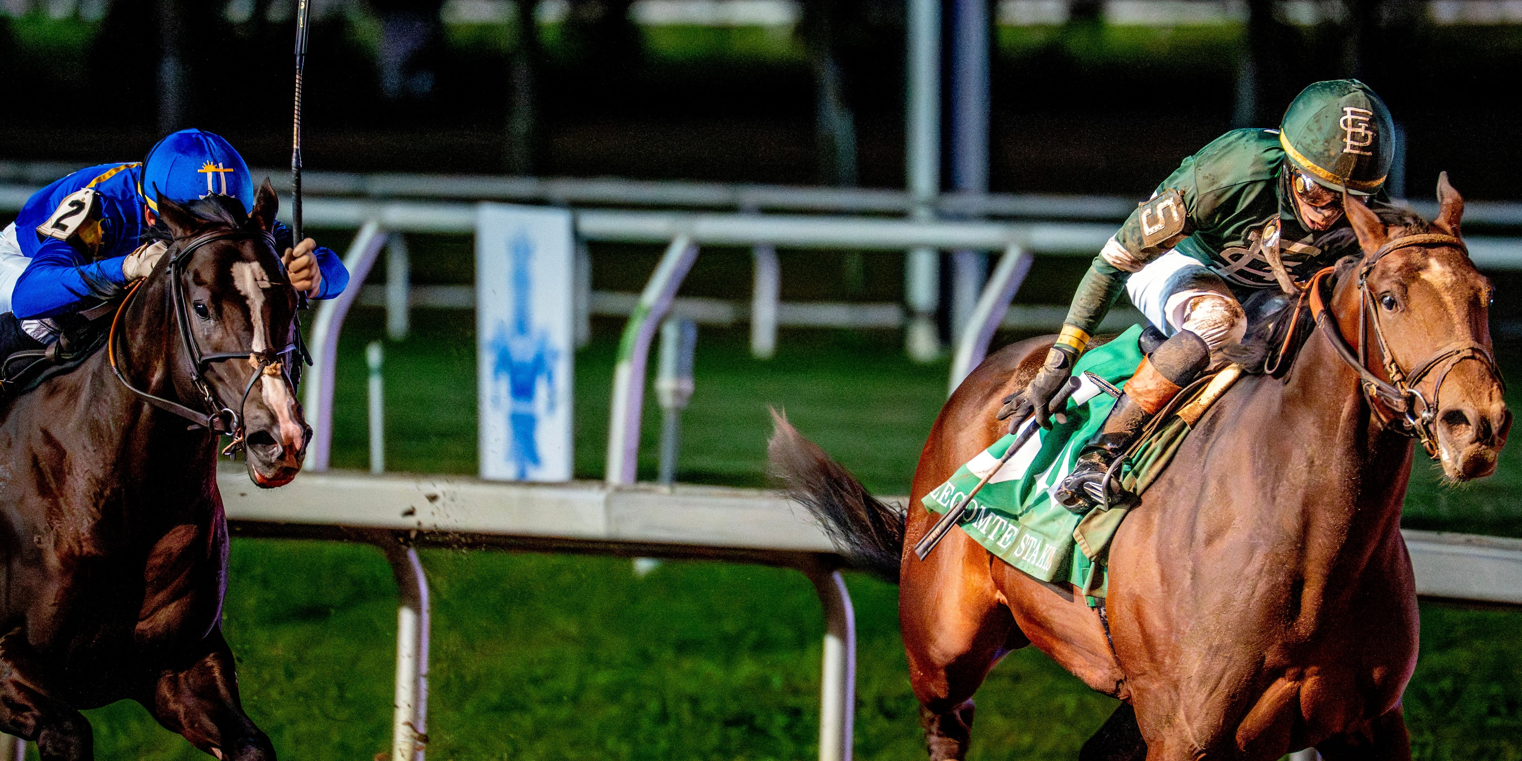 Golden Tempo wins the Lecomte at Fair Grounds. 