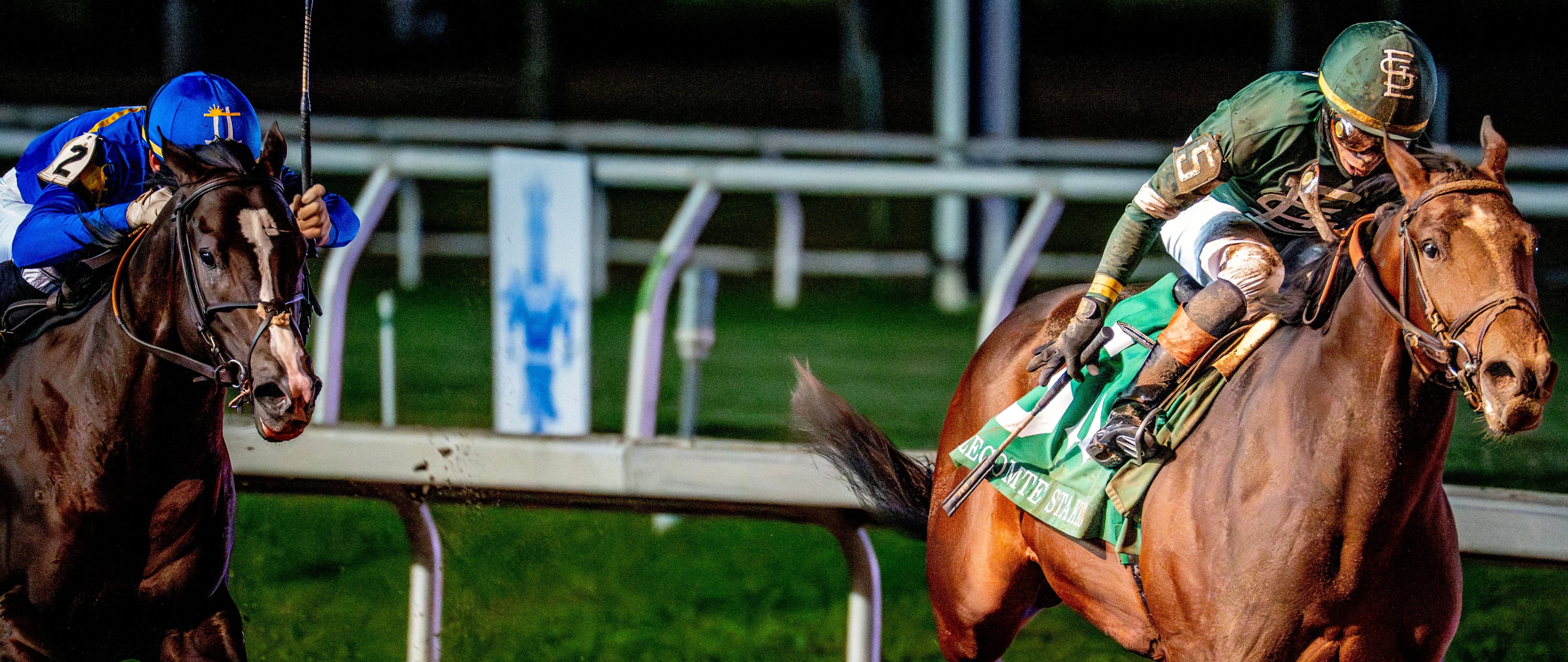 Golden Tempo wins the Lecomte at Fair Grounds.
