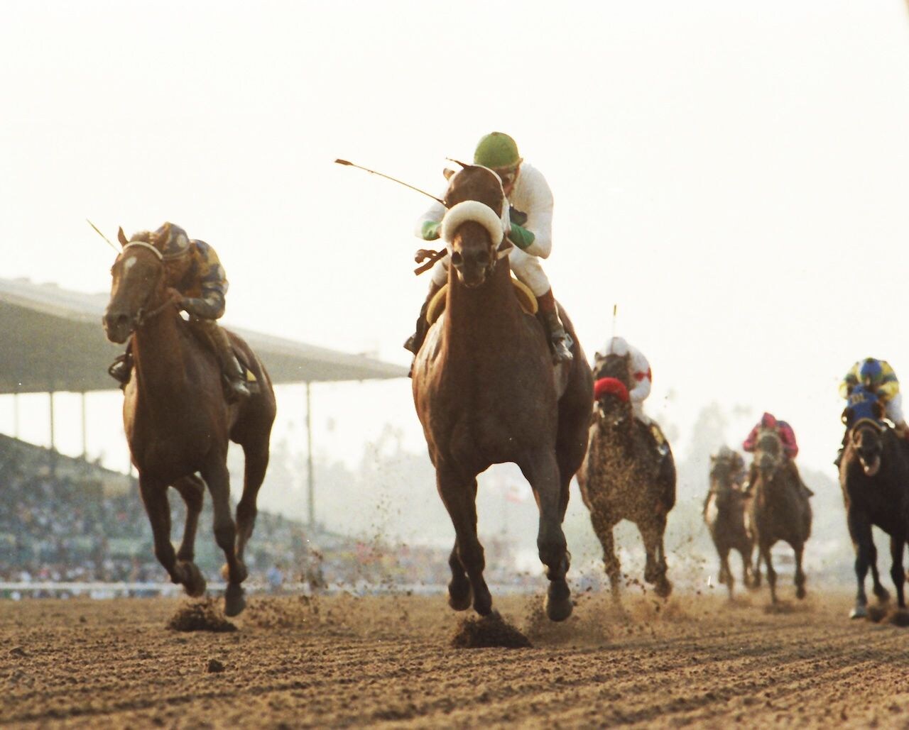 Grand Canyon wins the Oak Tree's Norfolk Stakes.