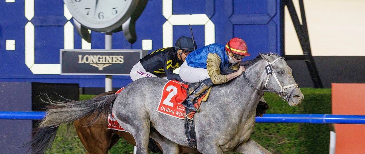 Hit Show wins the 2025 Dubai World Cup (G1) at Meydan