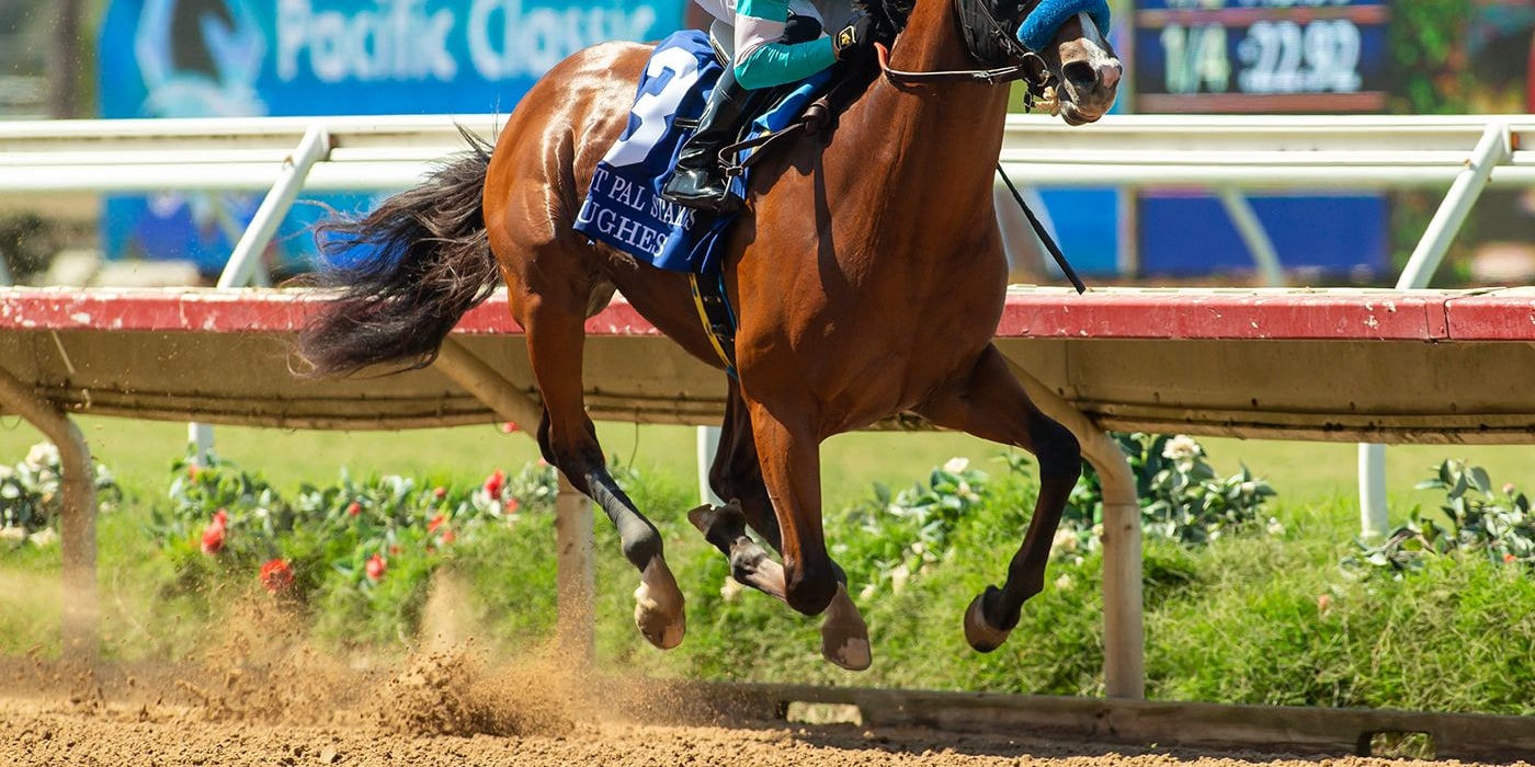 Hughes romped in the Best Pal (G3) at Del Mar
