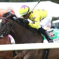 Isivunguvungu wins the Korbel Da Hoss S. at Colonial Downs.