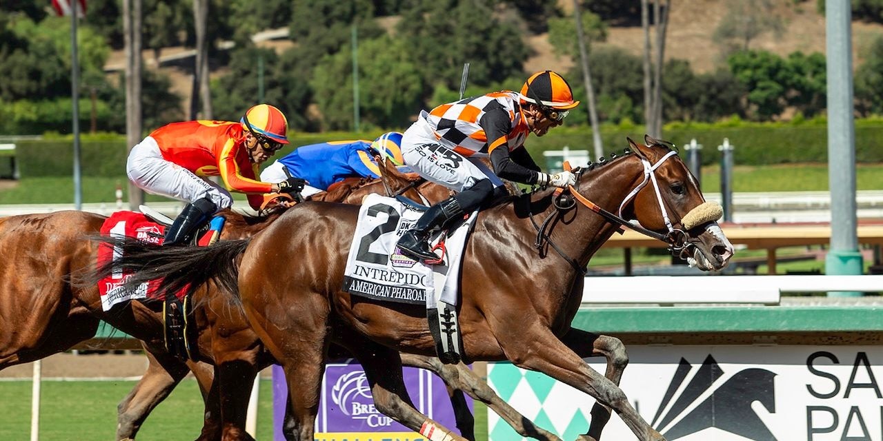 Intrepido wins the American Pharoah at Santa Anita.
