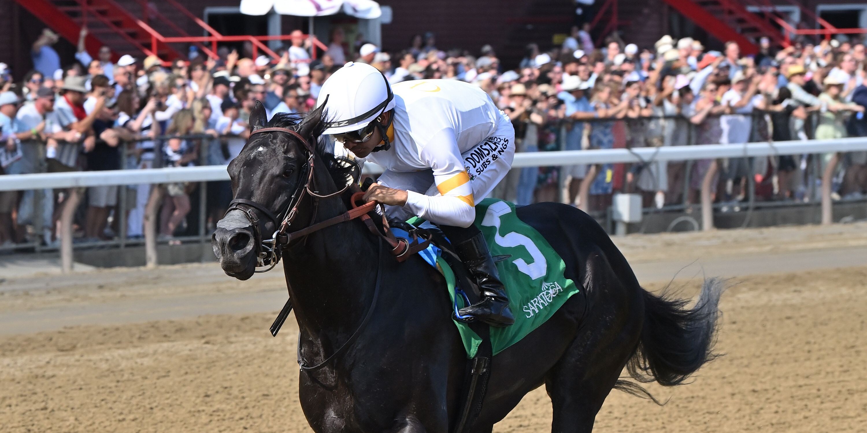 It's Our Time wins at Saratoga.
