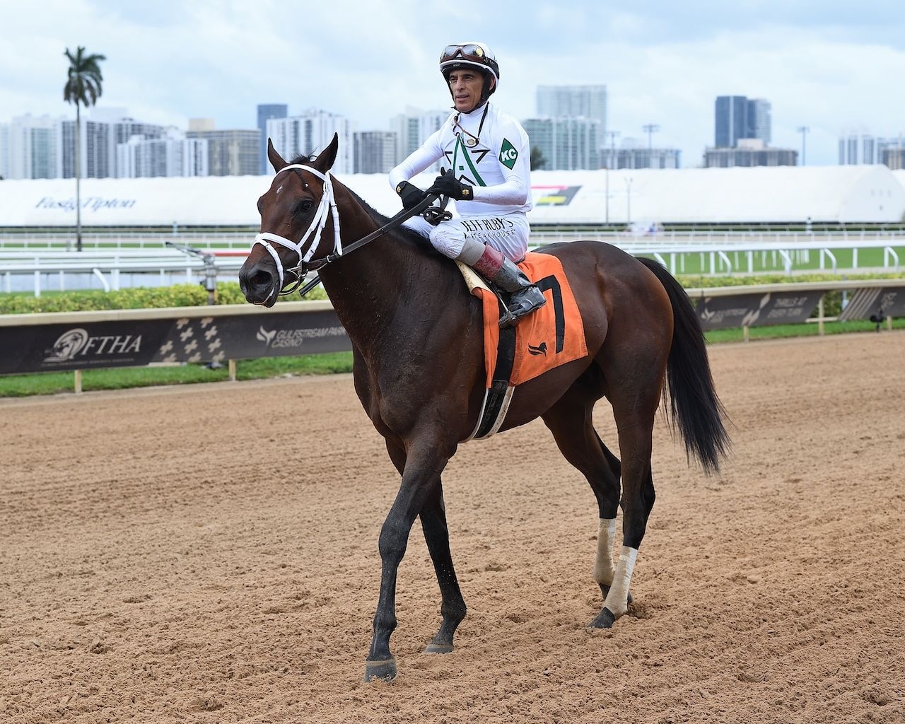 Jackson Hole wins at Gulfstream Park.