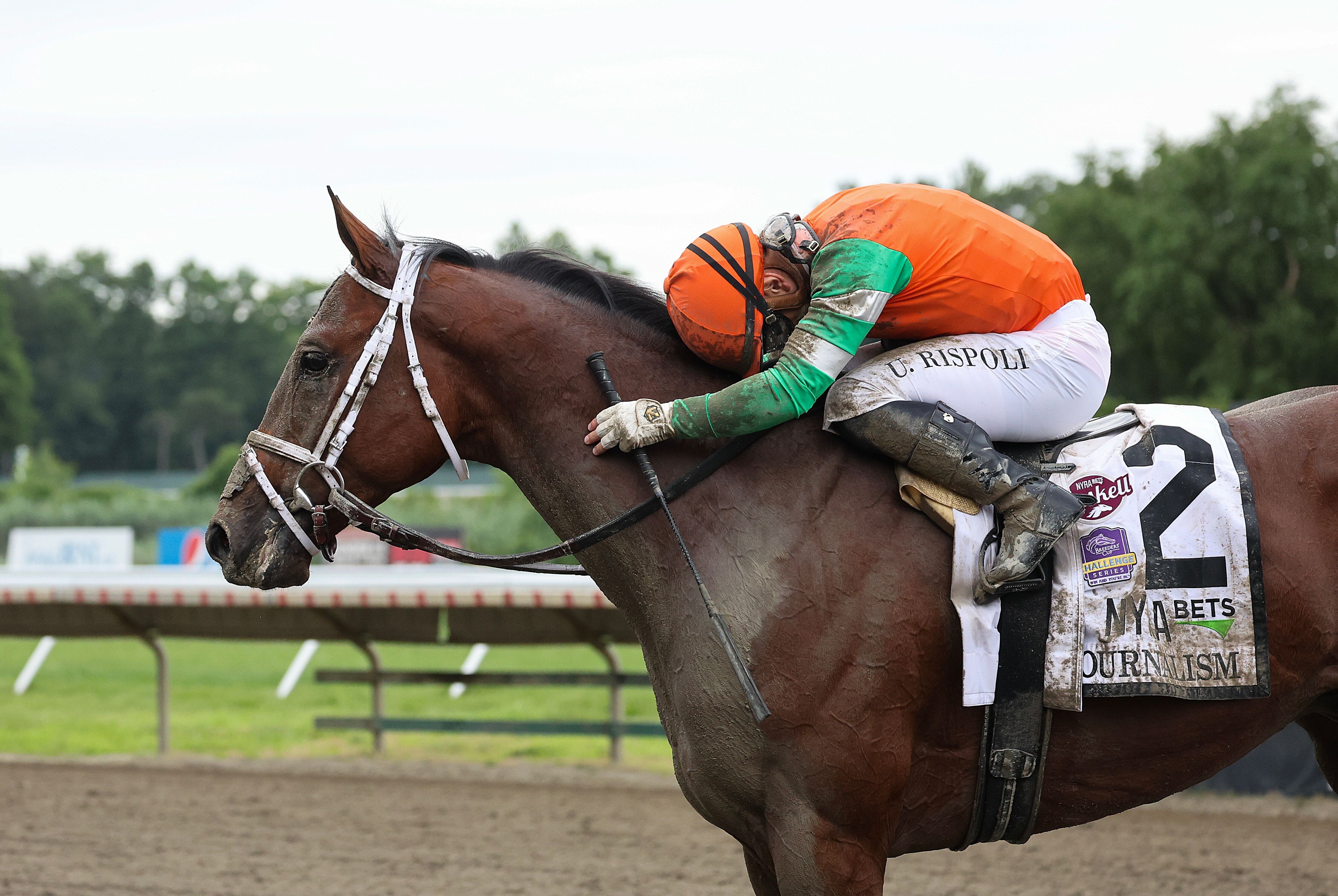 Journalism wins the Haskell at Monmouth Park.