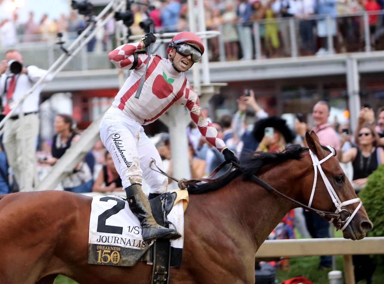 Journalism wins Preakness Stakes 150