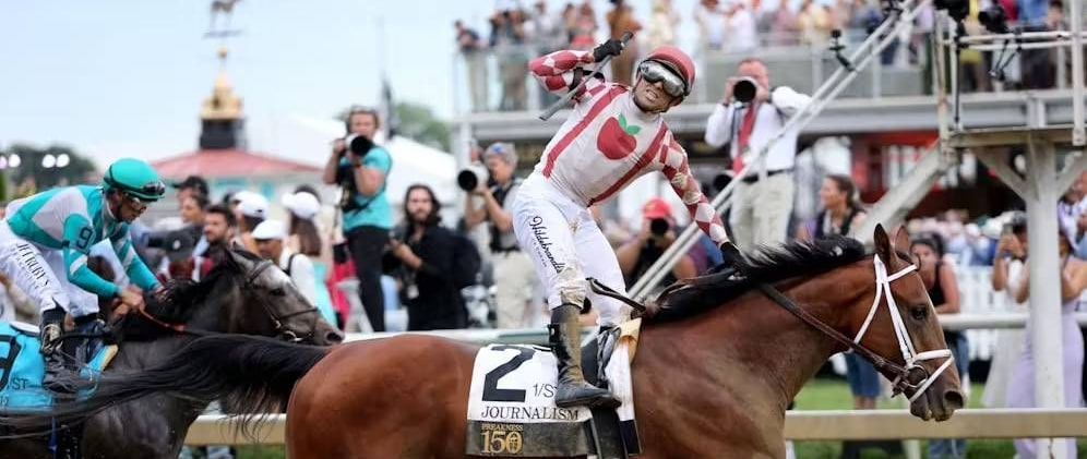 Journalism wins the 2025 Preakness Stakes