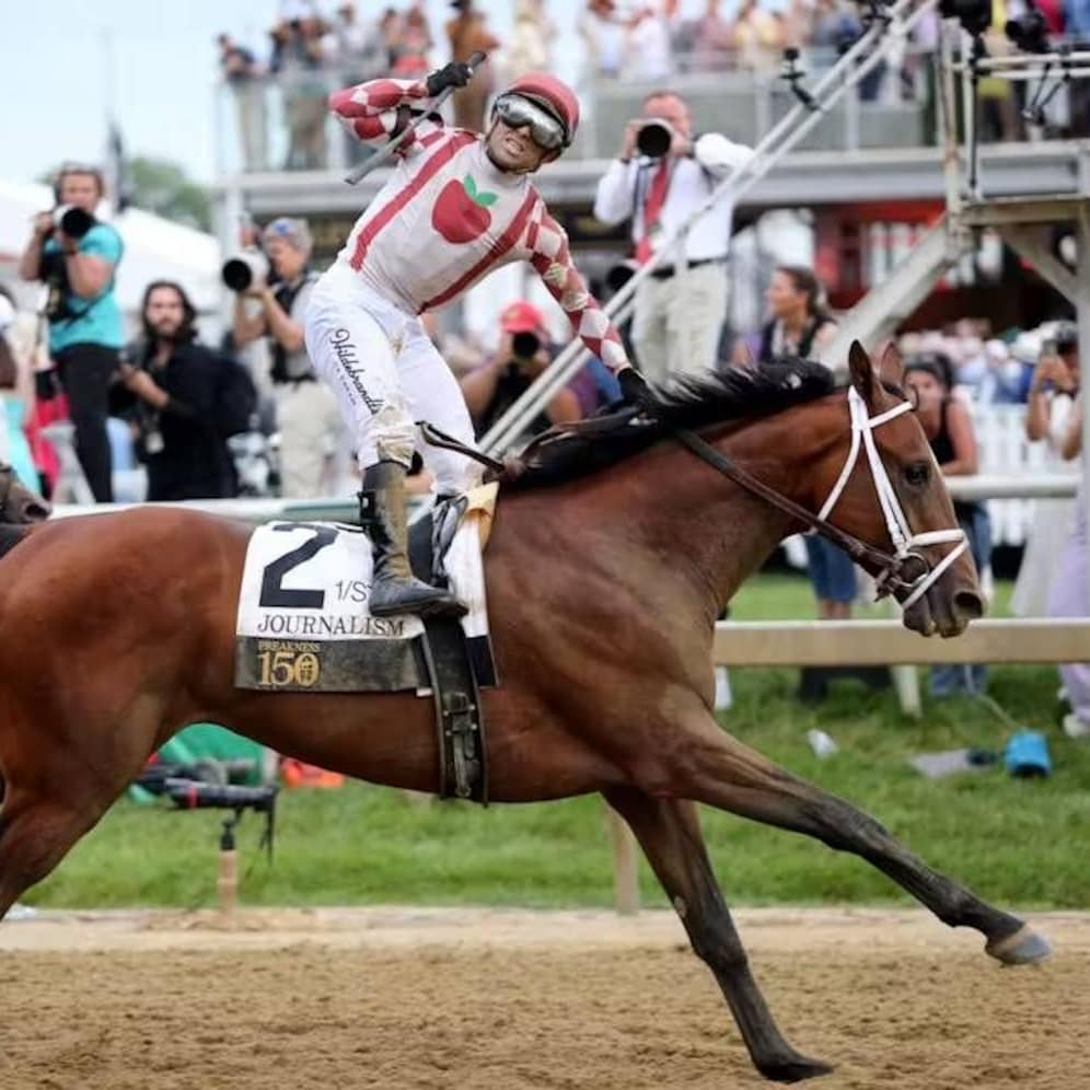 Journalism wins the 2025 Preakness Stakes