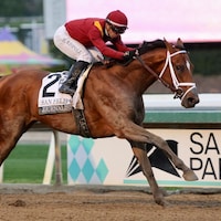 Journalism wins the San Felipe at Santa Anita.