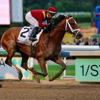Journalism wins the San Felipe at Santa Anita.