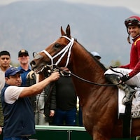 Journalism wins the San Felipe at Santa Anita.