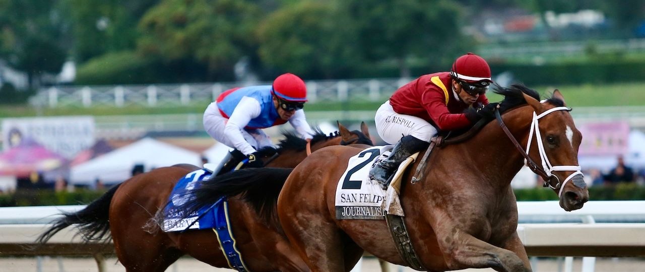 Journalism, who exits a win over Barnes in the San Felipe, will make his final Kentucky Derby prep in the Santa Anita Derby