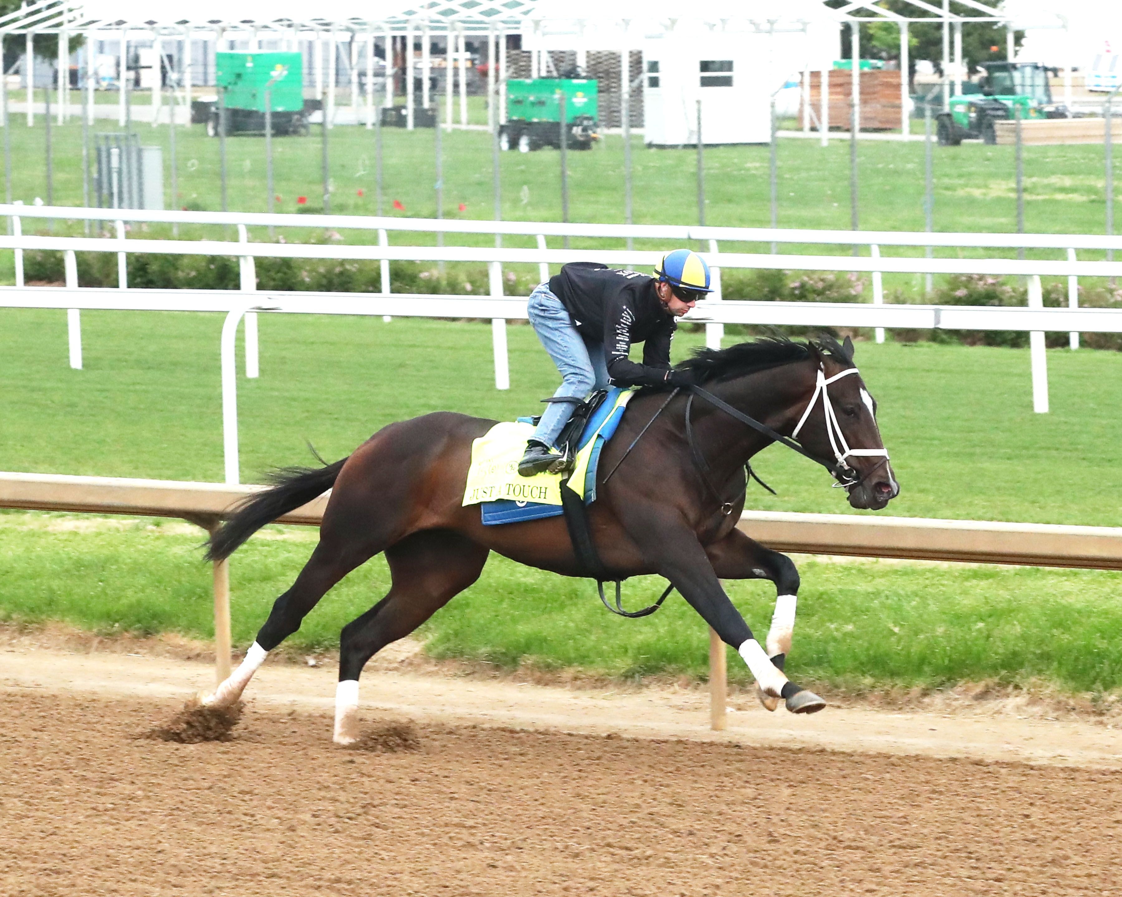 Just a Touch working toward the 2024 Kentucky Derby