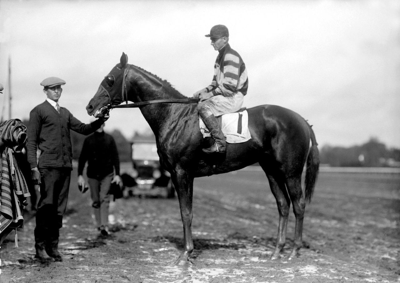 Earl Sande on Crusader.