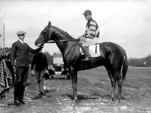 Earl Sande on Crusader.