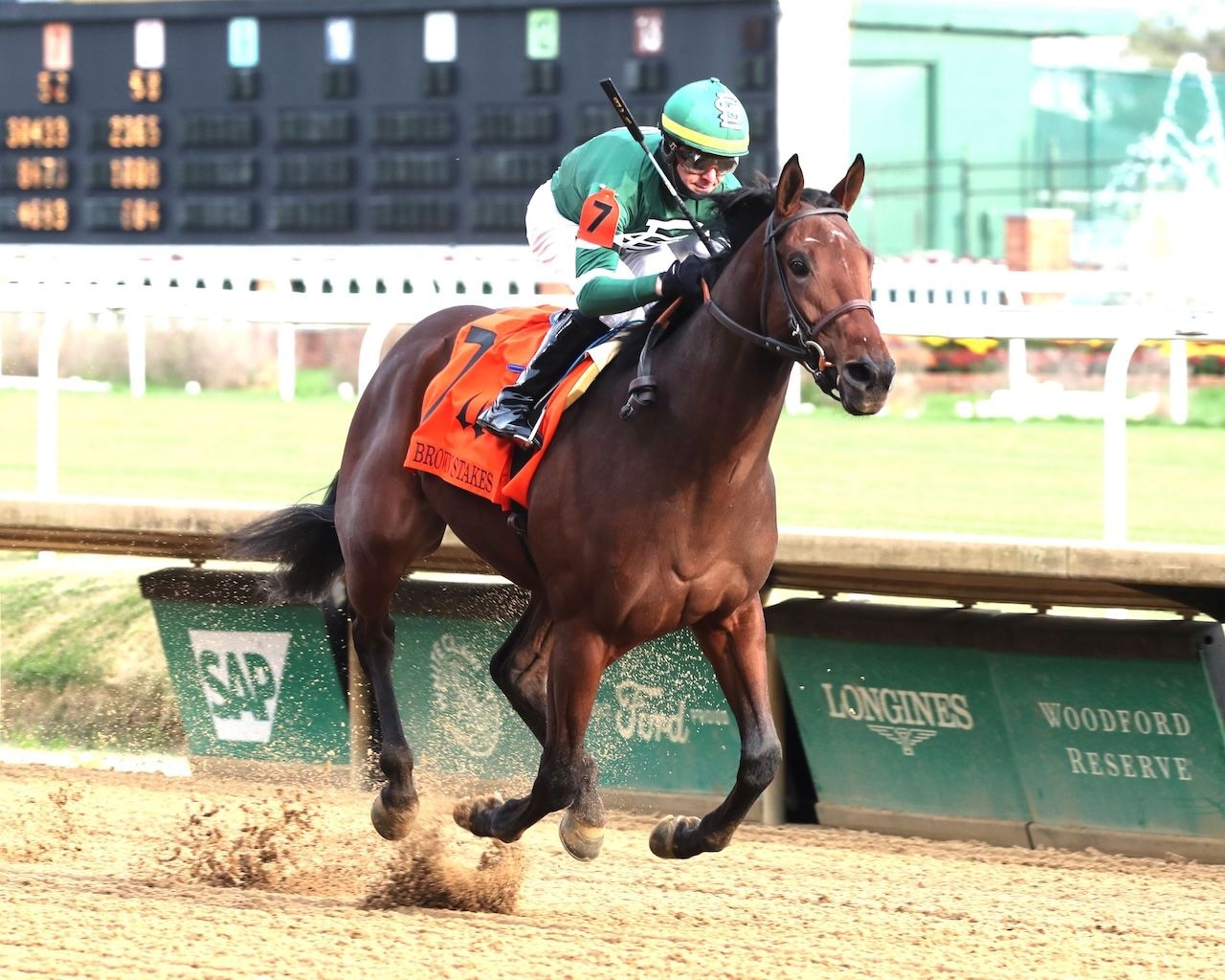 Keep It Easy wins the Ed Brown at Churchill Downs.