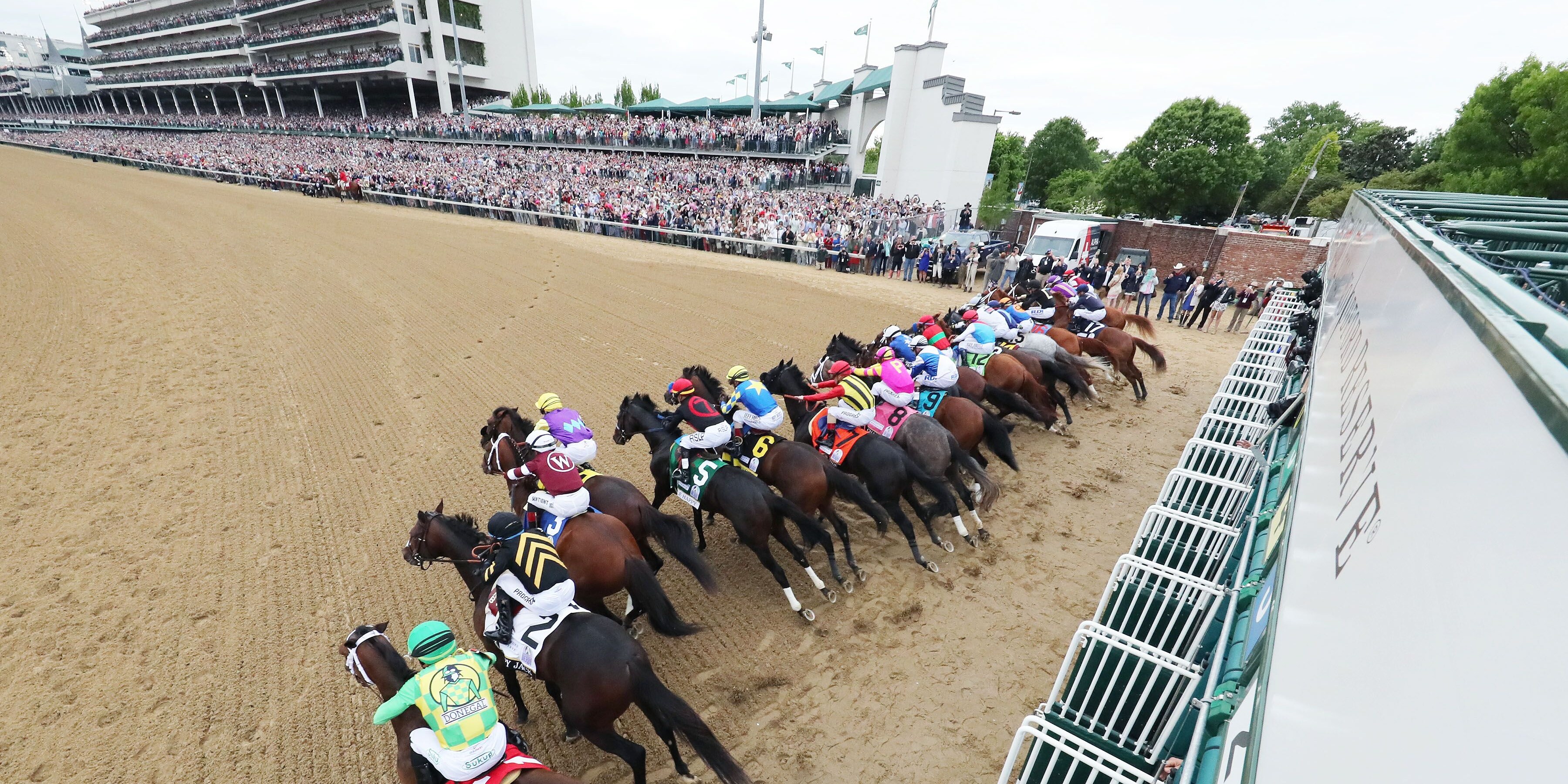 Kentucky Derby start (Photo by Coady Media/Churchill Downs)