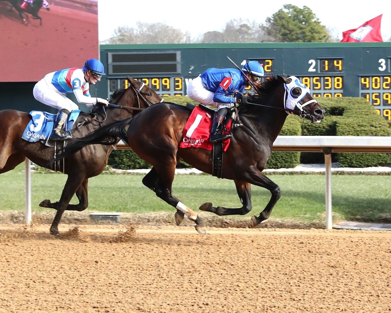 Kinetic wins the General Macarthur Overnight Stakes at Oaklawn Park.