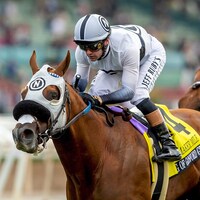 King of Gosford wins the Shoemaker Mile at Santa Anita.