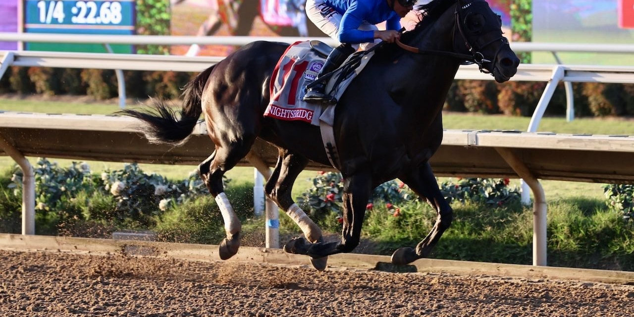 Knightsbridge wins the Pacific Classic at Del Mar.