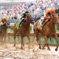 Kopion winning the Derby City Distaff (G1) at Churchill Downs