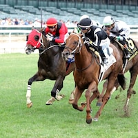 Lagynos wins the Wise Dan (G2) at Churchill Downs.