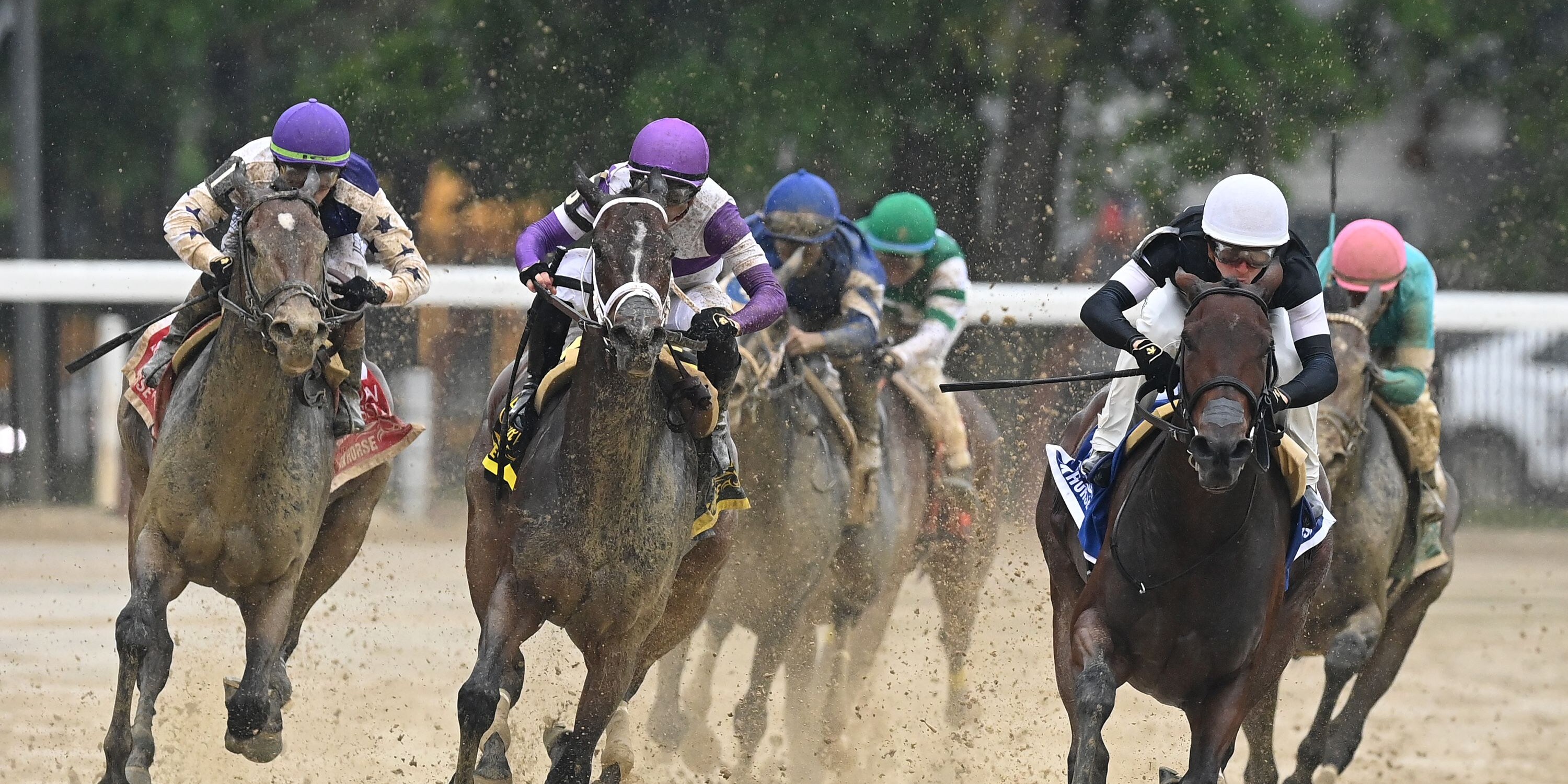 La Cara wins the Acorn S. at Saratoga 2025 (Photo by Coglianese Photos/Dom Napolitano)
