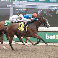 Literate wins the Trillium Stakes at Woodbine.