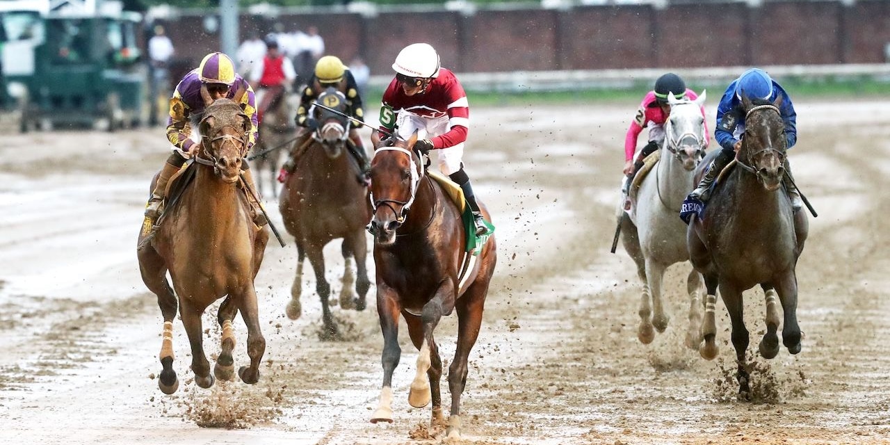 Magnitude wins the Stephen Foster Stakes (G1) at Churchill Downs.