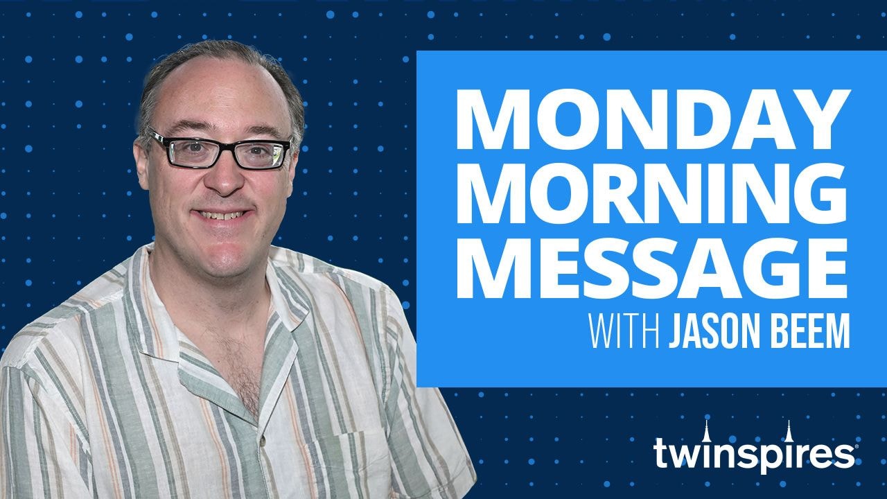 Jason Beem returns from vacation and visits off-track betting site