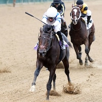 Mo Quality breaking his maiden at Churchill Downs (Photo by Coady Media)