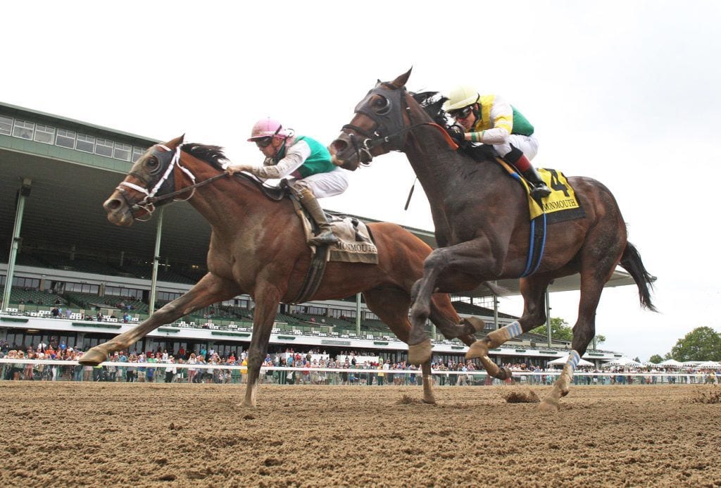Racing at Monmouth Park