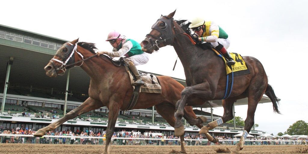 Racing at Monmouth Park