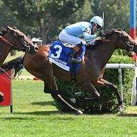 May Day Ready wired the Lake Placid (G2) and held off troubled favorite Play With Fire
