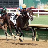 Mindframe wins the Stephen Foster Stakes at Churchill Downs.