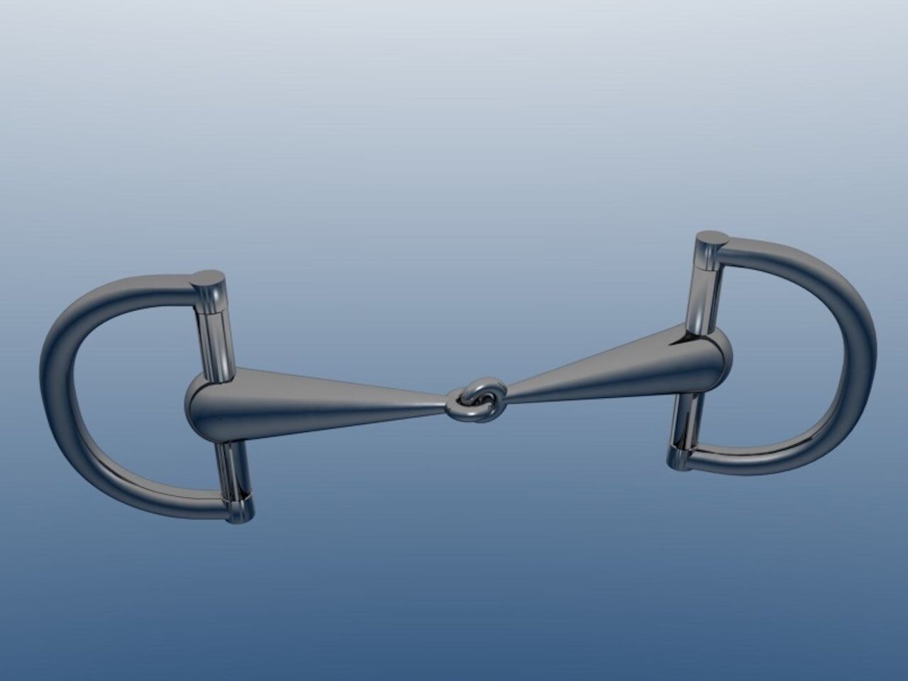 A D-ring snaffle bit