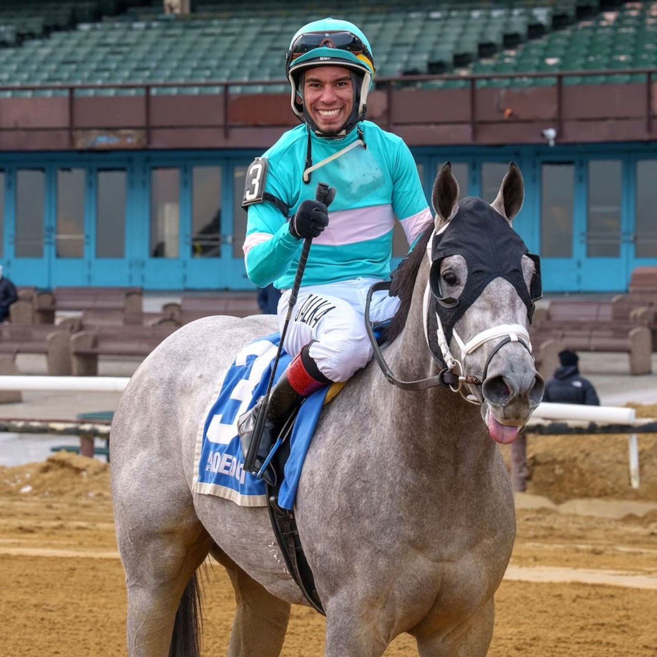 My World wins the Jerome Stakes at Aqueduct.