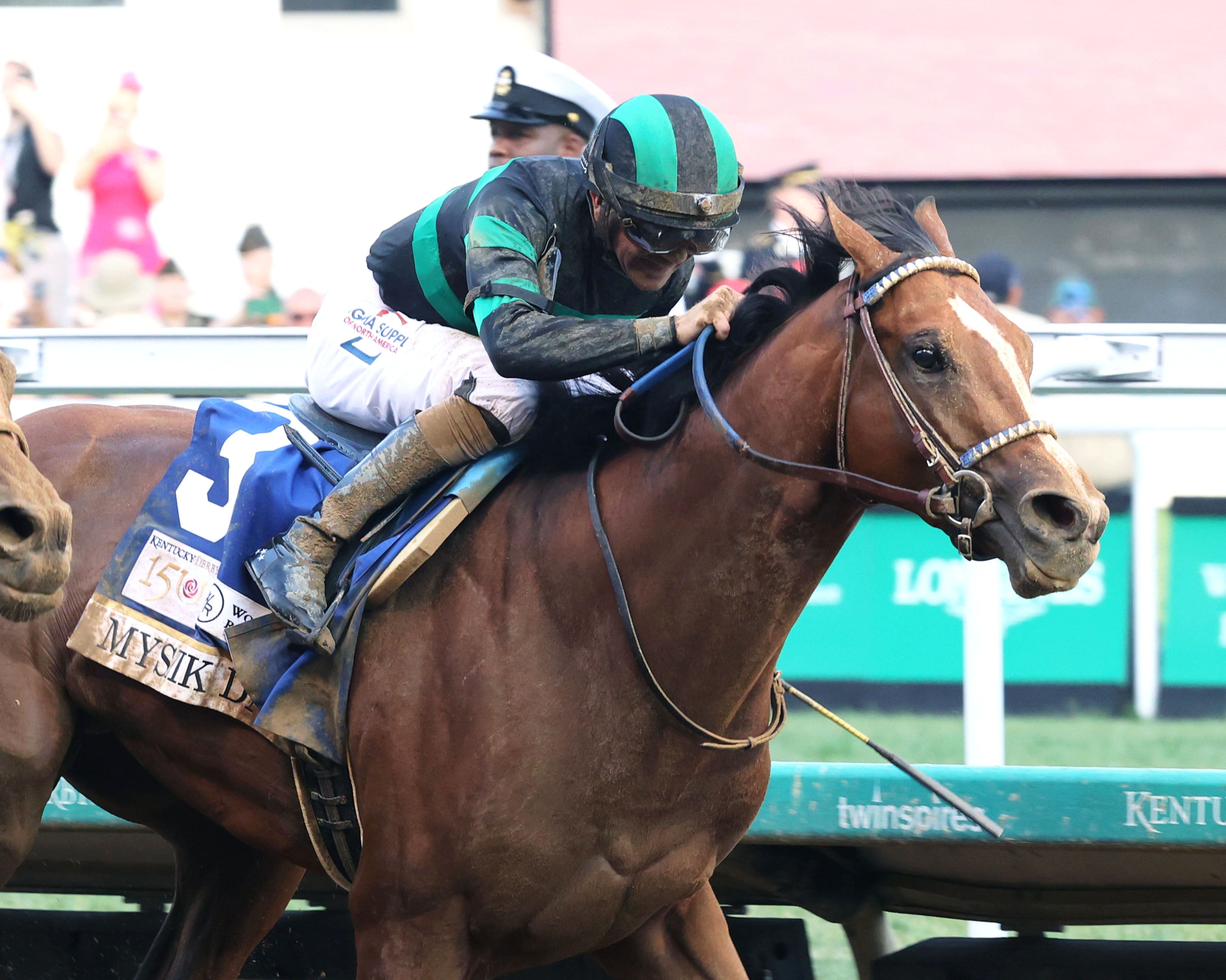 Mystik Dan wins Kentucky Derby 150 (Photo by Coady Photography)