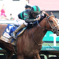 Mystik Dan wins Kentucky Derby 150 (Photo by Coady Photography)