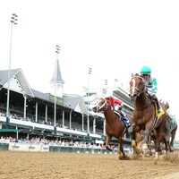 Mystik Dan wins the Blame at Churchill Downs.
