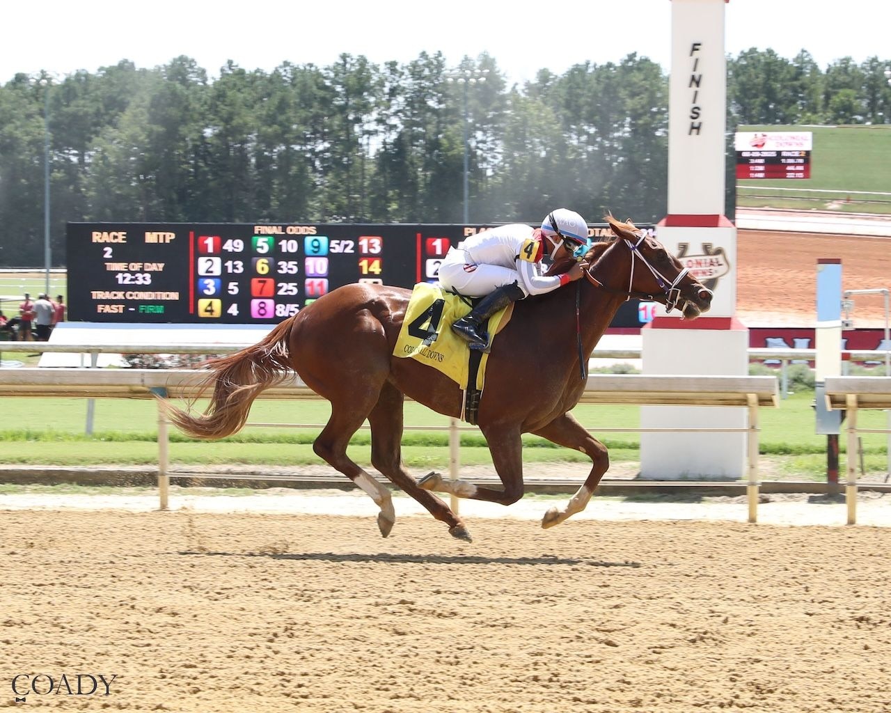 Nothing Personal wins at Colonial Downs. 