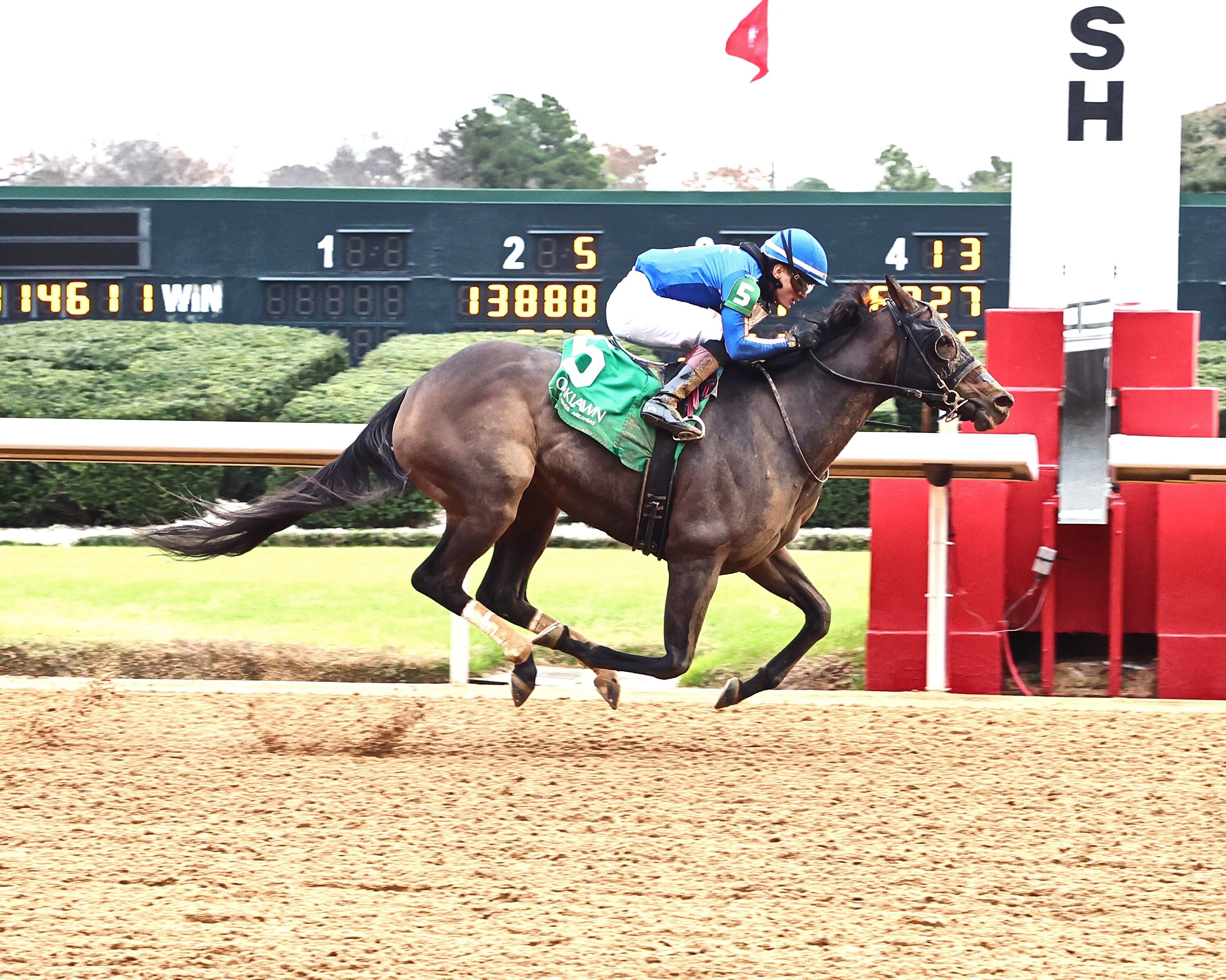 Nerazurri wins at Oaklawn Park.