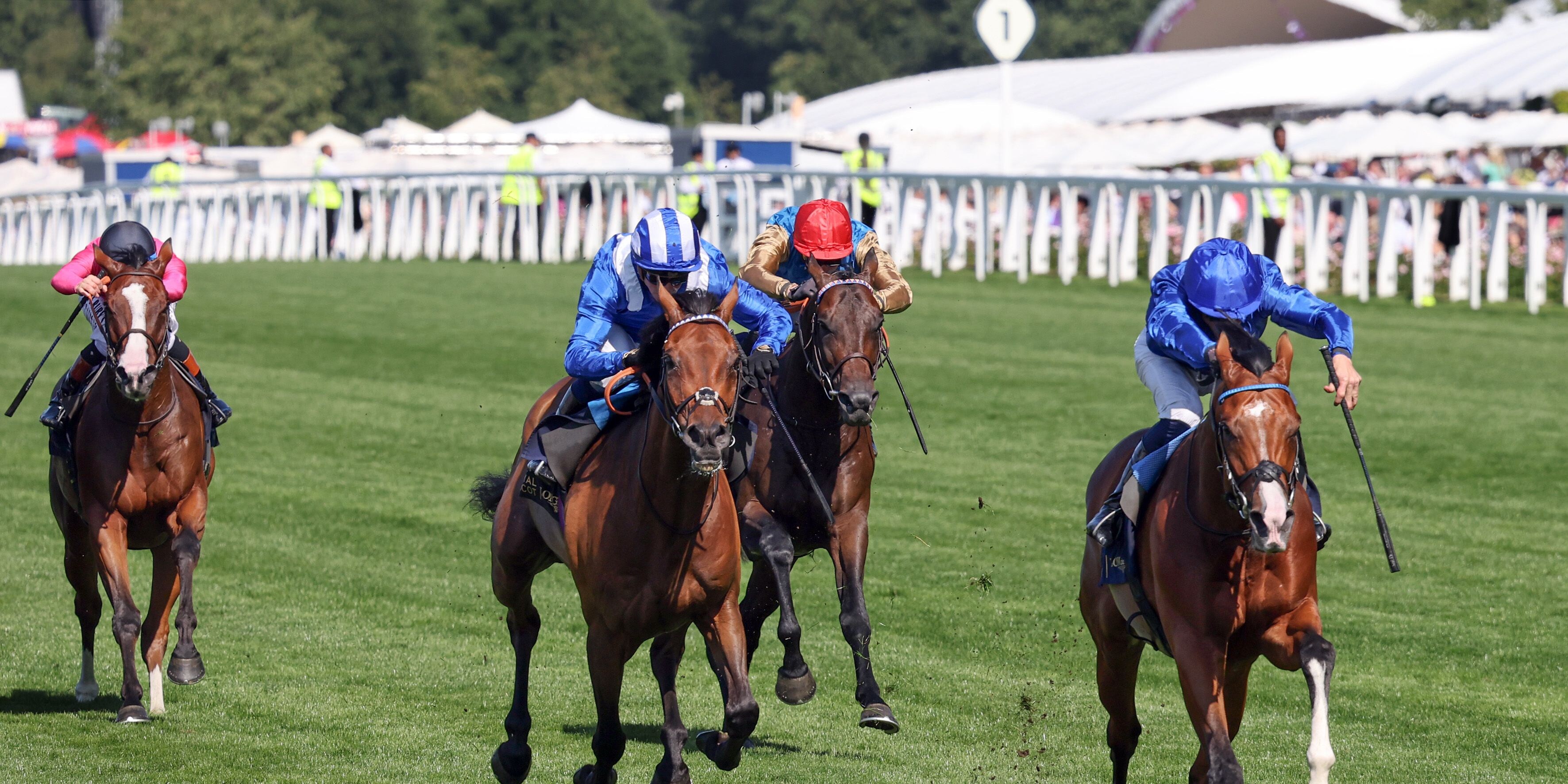 Ombudsman winning the Prince of Wales's (G1) at Royal Ascot