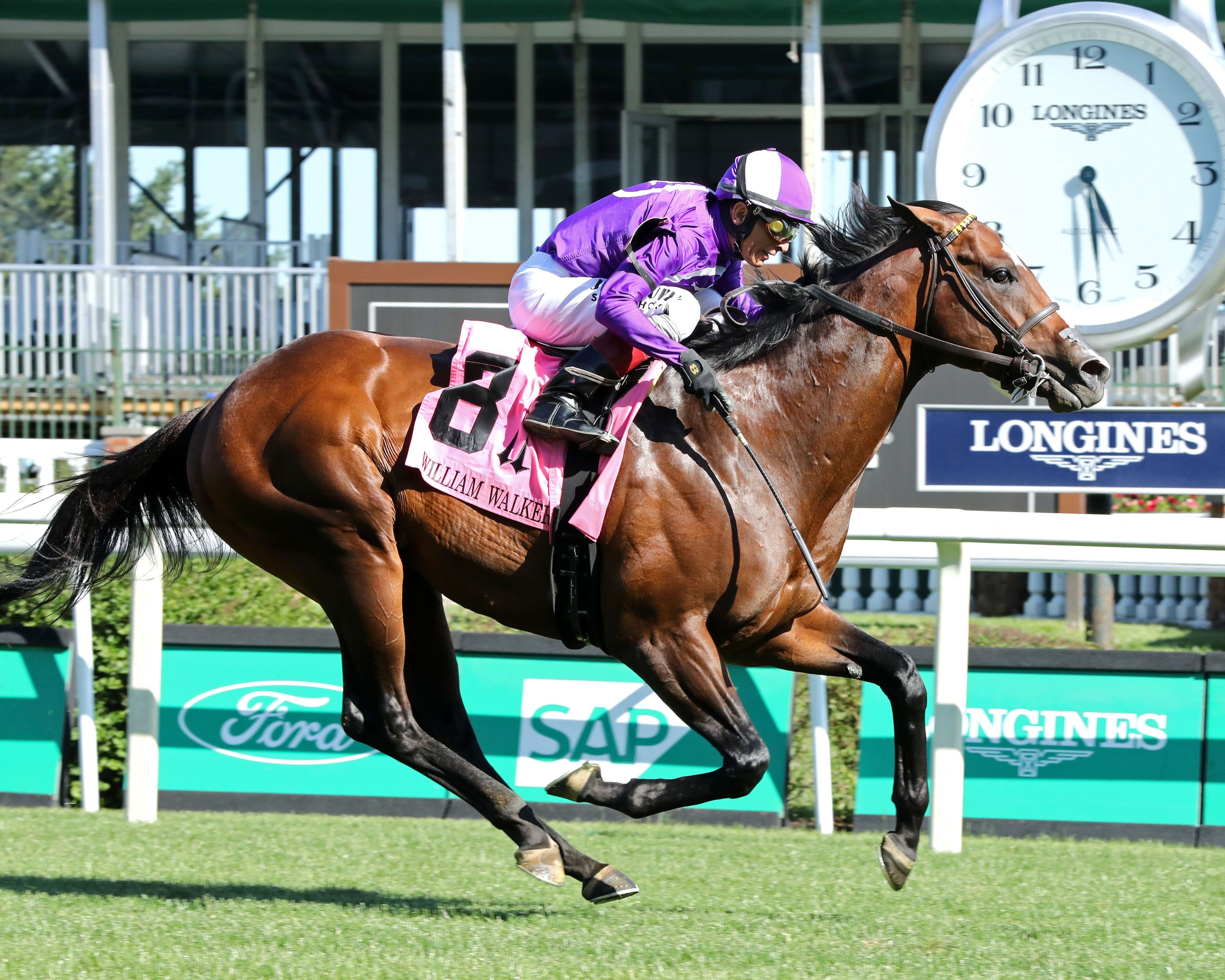 Outfielder broke the stakes record in the William Walker at Churchill Downs