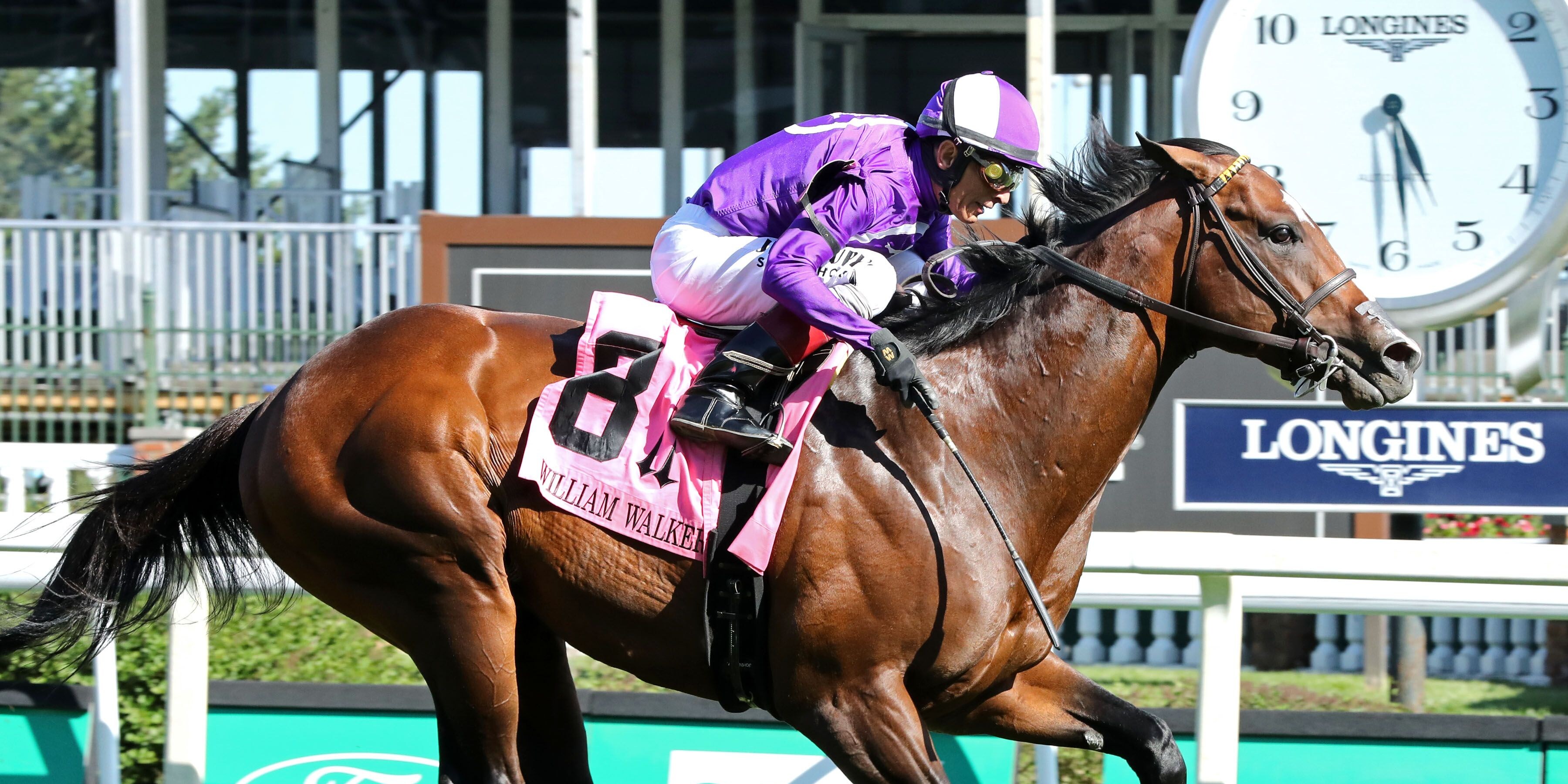 Outfielder broke the stakes record in the William Walker at Churchill Downs