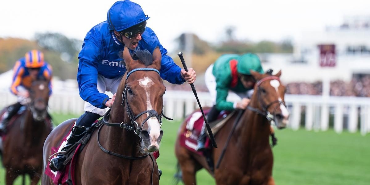 Ombudsman wins the Champion (G1) at Ascot Racecourse.