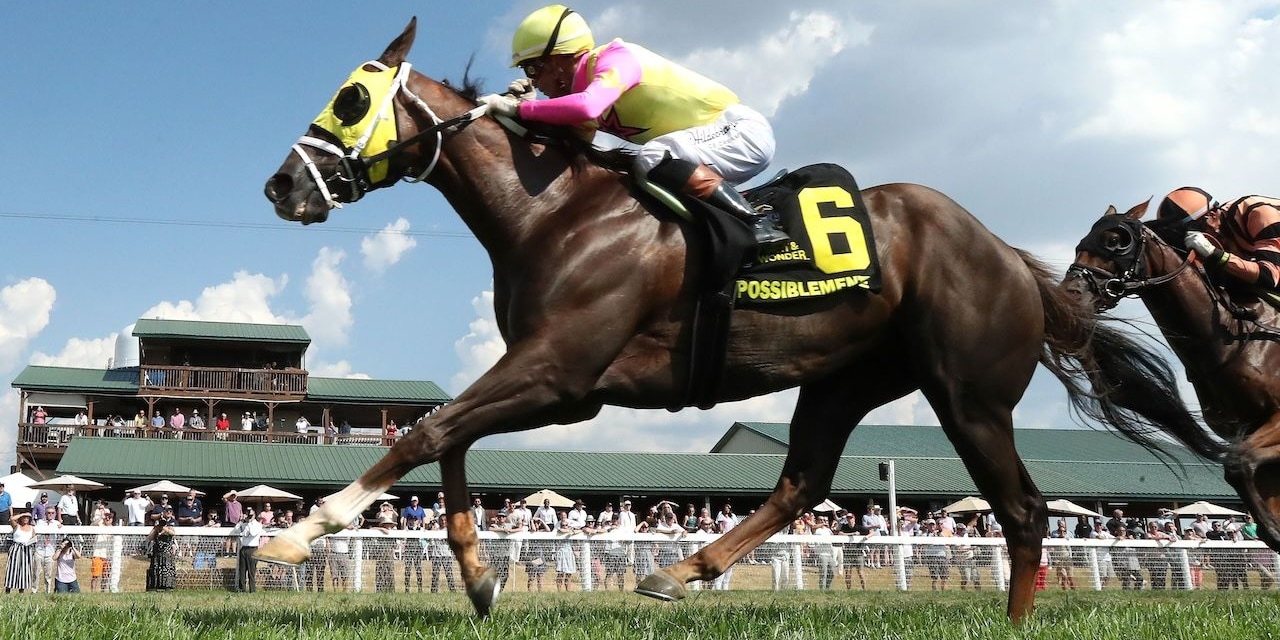 Possiblemente wins the Kentucky Downs Turf Sprint at Kentucky Downs.